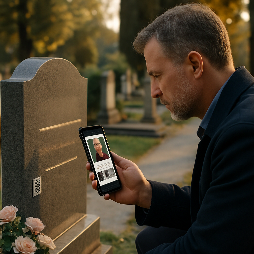 Tradición y tecnología en la memoria funeraria: del mármol al legado digital